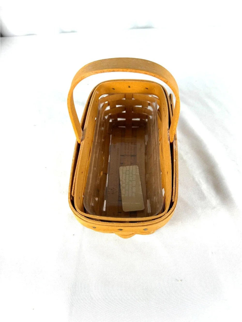 2000 Longaberger Horizon of Hope Basket w/Protector 7.5